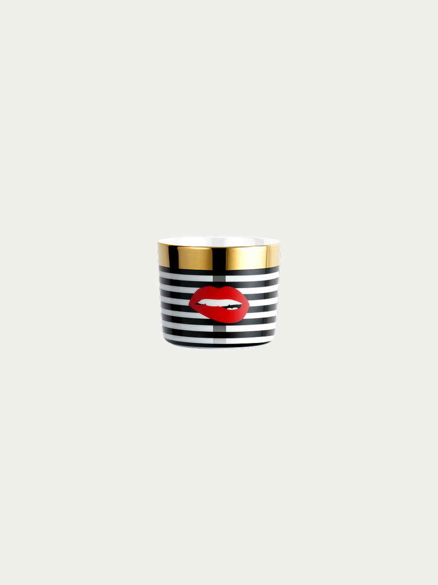 Pop Art Ceramic Cup (Red Lips)
